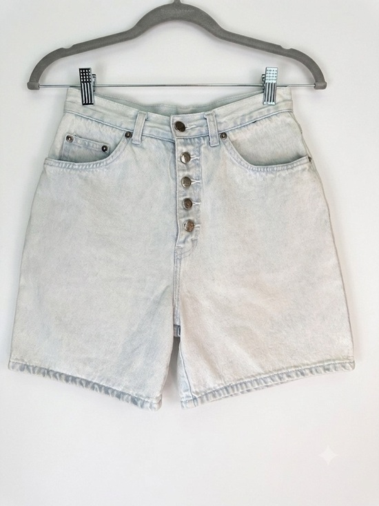 Stefano International Pants - Vintage 80’s Stefano Jeans High-Waist Light Wash Denim Shorts Size 6